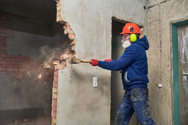Basement Wall Demolition