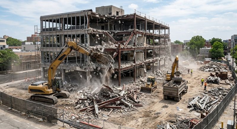 Commercial Property Demolition in Bergen County, NJ