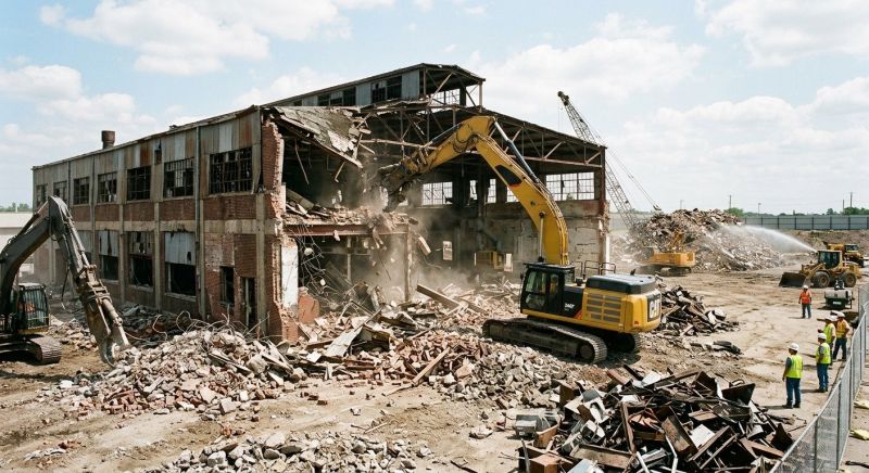 Factory Demolition in Katy, TX