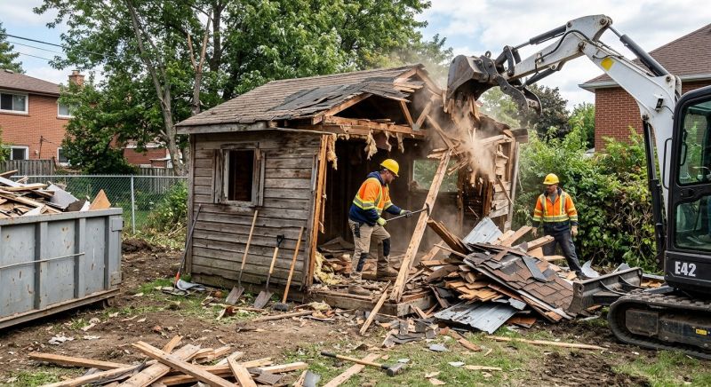 Pole Barn Demolition in Sacramento, CA